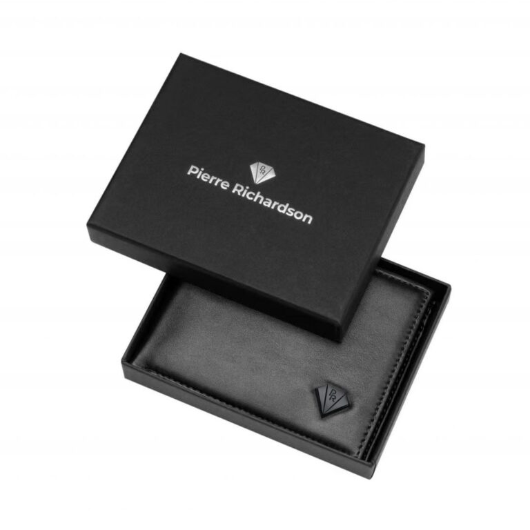 ארנק Pierre Richardson שחור לגבר - תמונה 2