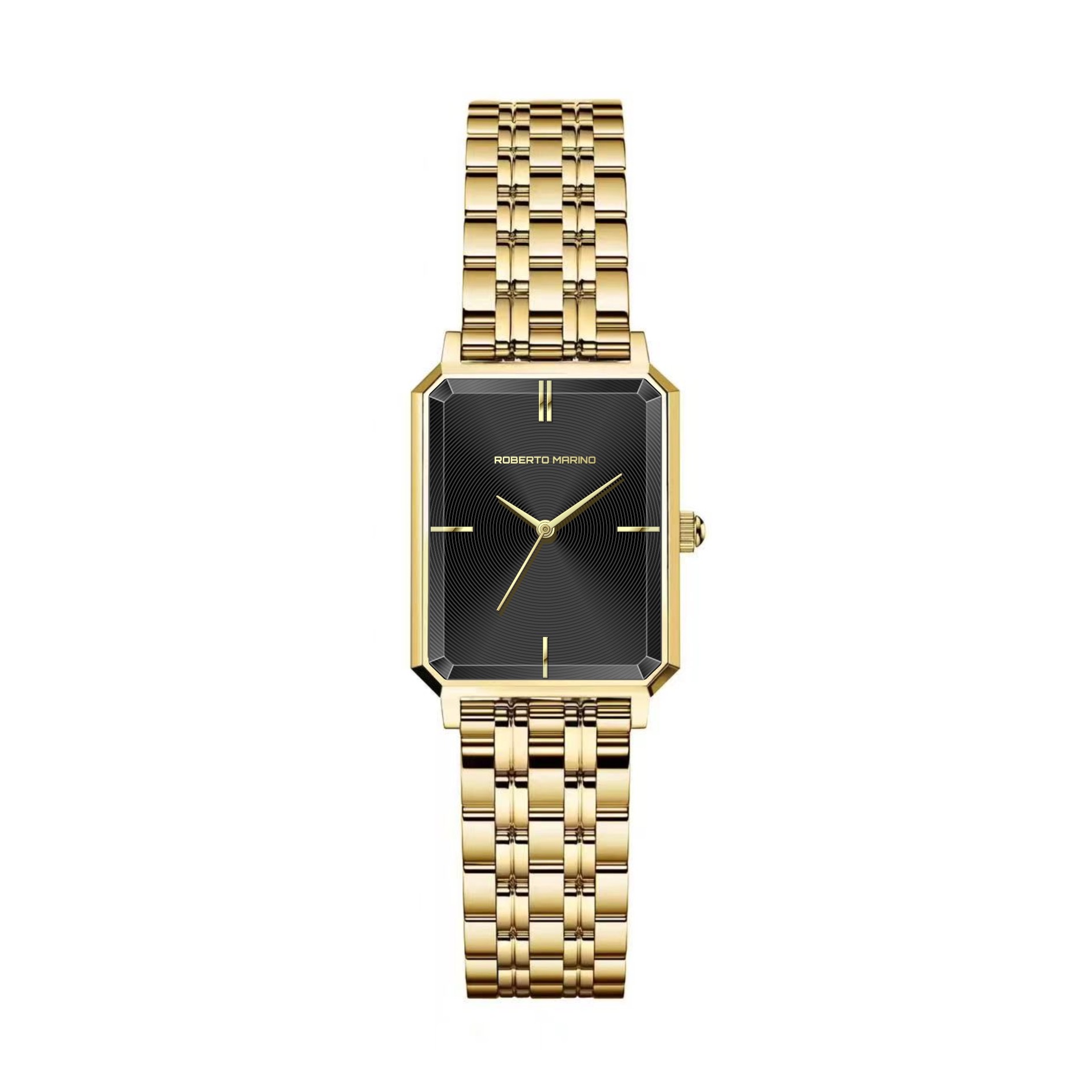 שעון Roberto Marino מלבני לנשים RM1962