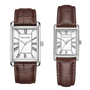 סט שעונים מלבני זוגי Roberto Marino RM2701 + RM1701