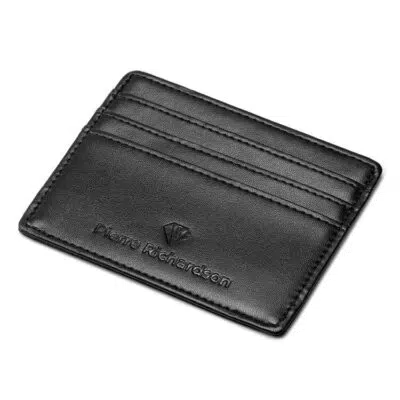 ארנק כרטיסים Pierre Richardson לגבר בצבע שחור