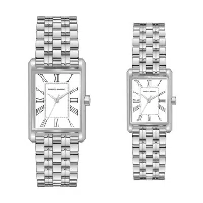 סט שעונים מלבני זוגי Roberto Marino RM2721 + RM1721