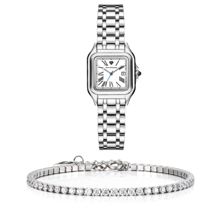 סט שעון וצמיד טניס משובץ לנשים Pr1101 + Prj1141 תמונה ראשית