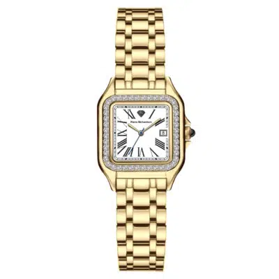 שעון מלבני משובץ Pierre Richardson לנשים Pr1112