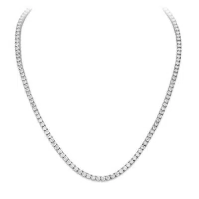 שרשרת טניס לנשים משובצת מכסף טהור S925