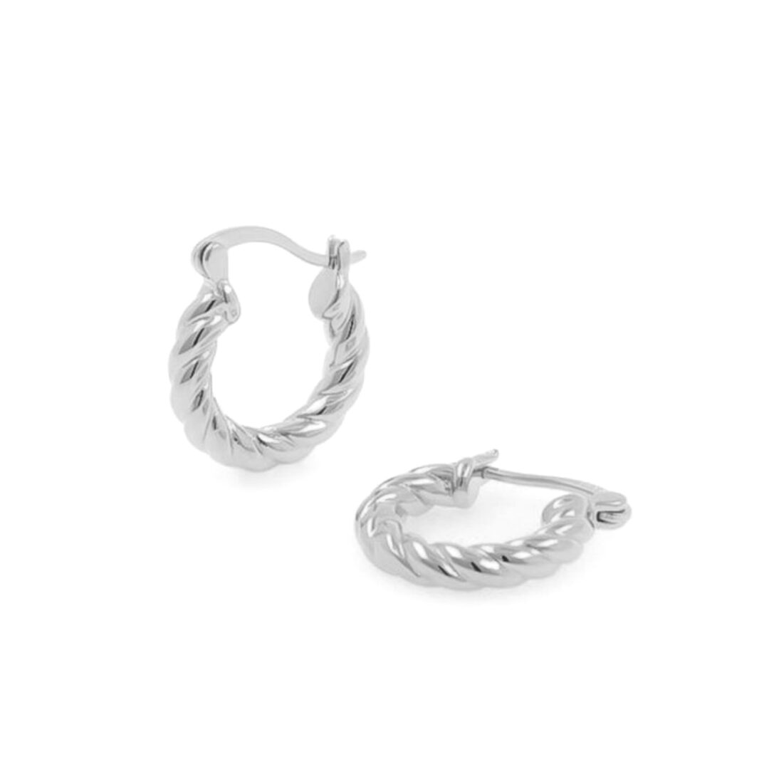 עגילים כסף חישוק דגם ״קליאופטרה״