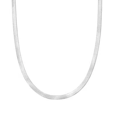 שרשרת נחש בגוון כסף לנשים