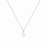 שרשרת מגן דוד עדינה בגוון כסף