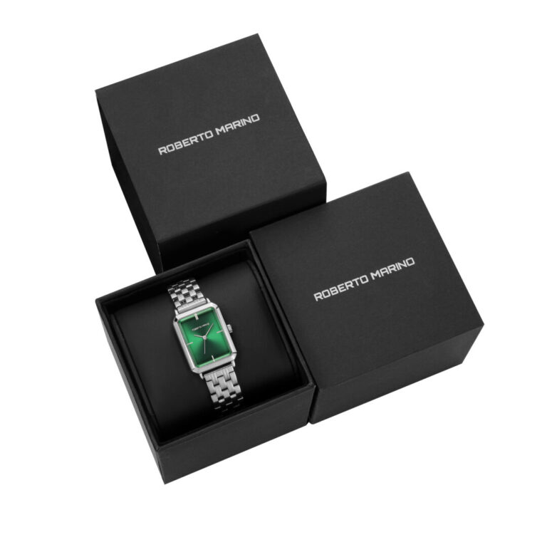 שעון Roberto Marino מלבני לנשים RM1991 - תמונה 2