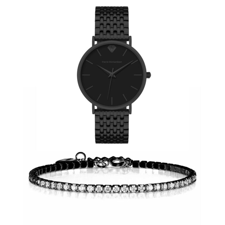 סט שעון וצמיד טניס משובץ לנשים Pr3384 + Prj1144 תמונה ראשית