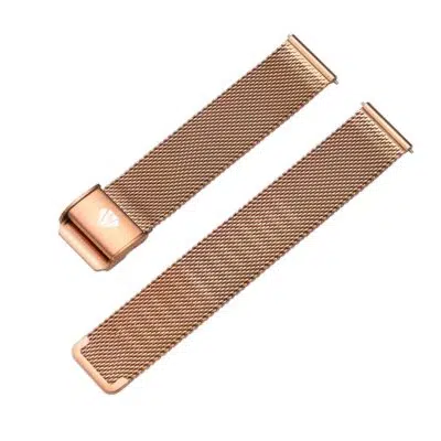 רצועת מתכת רוזגולד לשעון החכם של Pierre Richardson - תואם לדגמים העגולים