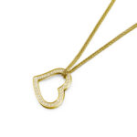 שרשרת לב משובצת לנשים Pierre Richardson Prj9222 - תמונה 3