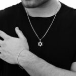 שרשרת מגן דוד בגוון כסף - תמונה 2