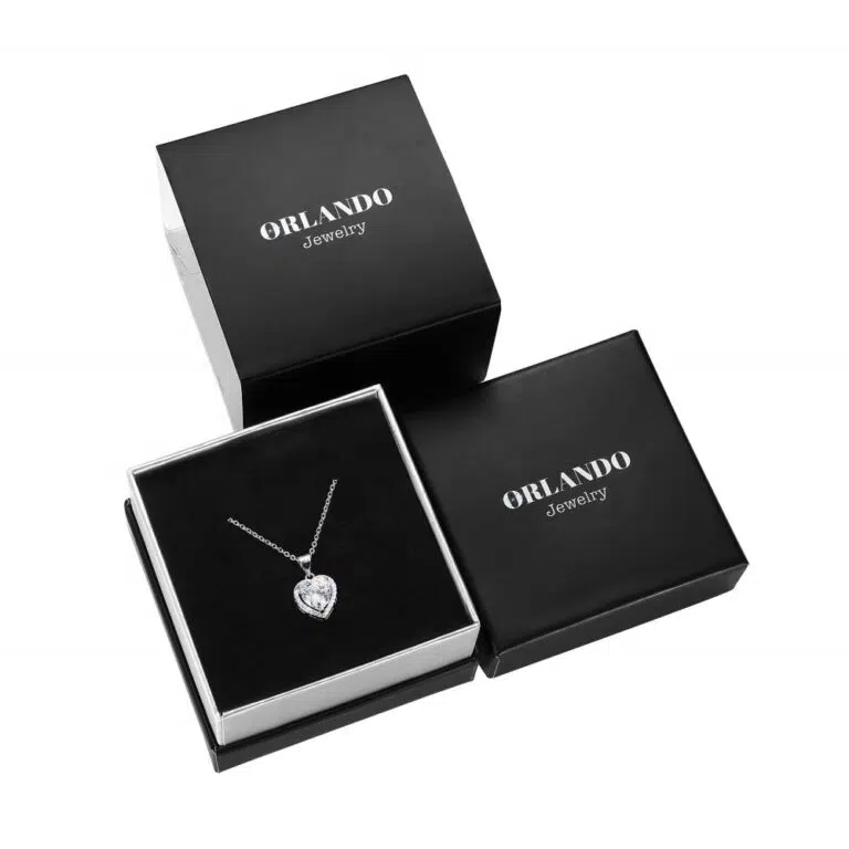 סט אהבה ♡ צמיד טניס משובץ + שרשרת לב משובצת + עגילים בצורת לב משובץ מכסף טהור S925 - תמונה 3