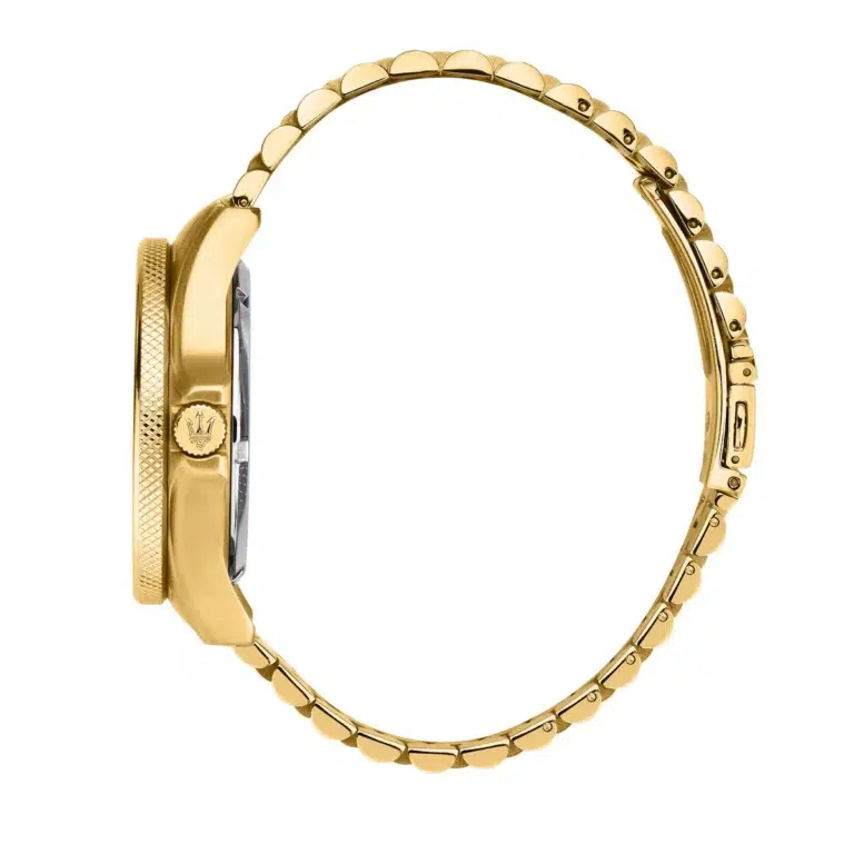 שעון Maserati לגבר משובץ ביהלומים R8823140012 מגיע עם רצועת עור מתנה - תמונה 8