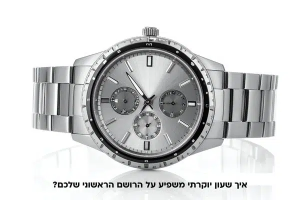 איך שעון יוקרתי משפיע על הרושם הראשוני שלכם